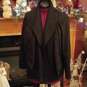 Fever 2xl quilted black blazer with added lapel